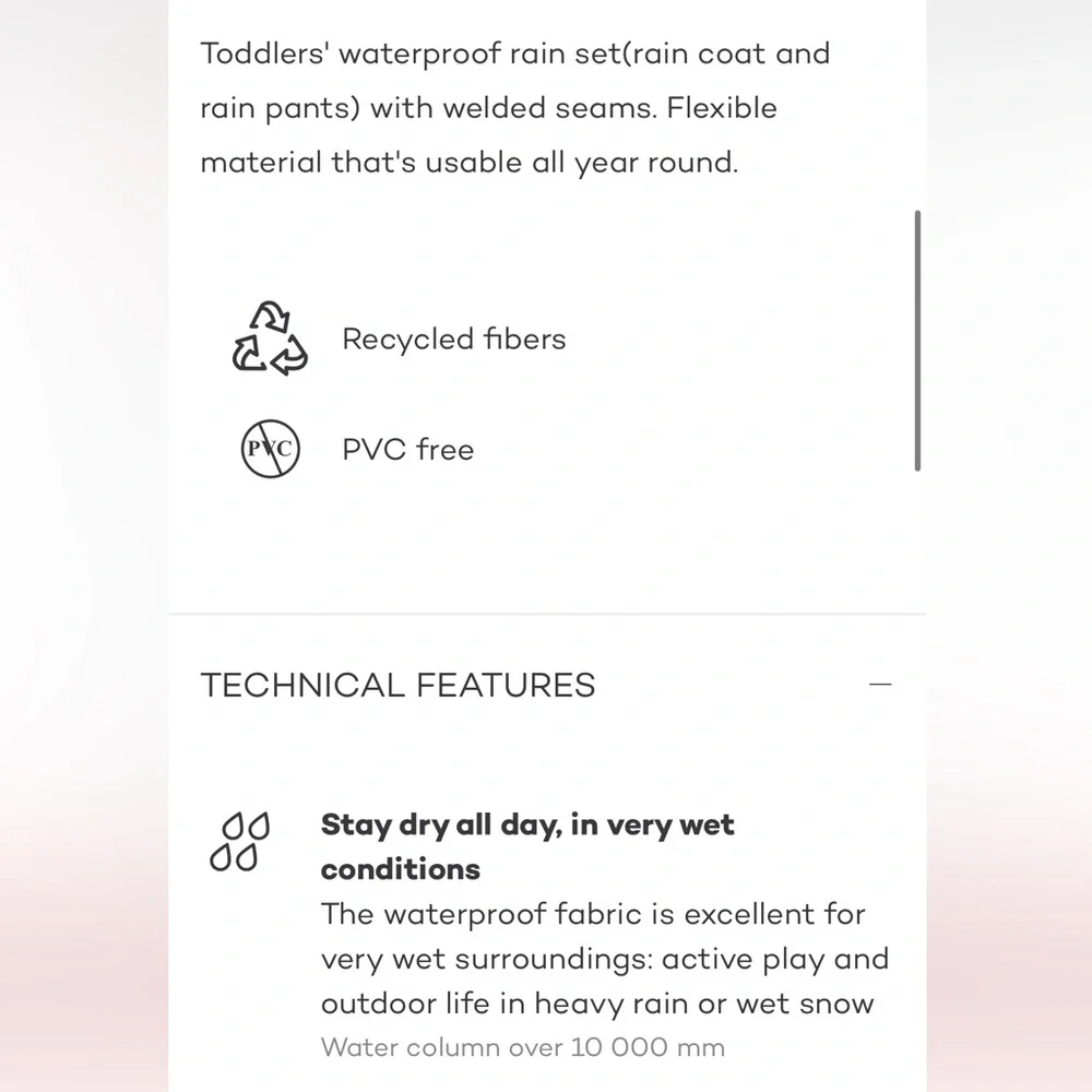Waterproof Two-Piece Rain Set - Tihku
